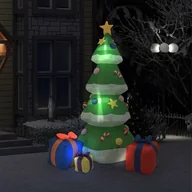 Choinki - Choinka LED Dekoracja świąteczna wewnętrzna zewnętrzna 240 cm - miniaturka - grafika 1