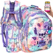 Plecaki szkolne i tornistry - Tornister Stitch LILO I STITCH – Ergonomiczny, LEKKI, POJEMNY – Szkoła klasa 1-3 Plecak Dla Dziewczynki Uczennicy + EBOOK-3 - miniaturka - grafika 1