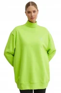 Bluzy damskie - ADIDAS BLUZA DAMSKA Z GOLFEM W JASNYM ZIELONYM KOLORZE S I1E - miniaturka - grafika 1