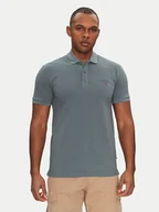 Koszulki męskie - Napapijri Polo Elbas NP0A4GDL Niebieski Regular Fit - miniaturka - grafika 1