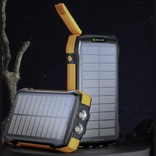 Powerbank solarny Promate SolarTank-20PDQi 20000mAh z latarką do podróży - Powerbanki - miniaturka - grafika 1