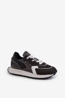 Sneakersy męskie - Buty Sportowe Sneakersy Męskie Memory Foam System Big Star NN174347 Czarne-42 - miniaturka - grafika 1