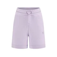 Spodenki damskie - Damskie Spodenki GUESS ELLY SHORTS V2YD10K7UW2-G4P7 – Fioletowy - miniaturka - grafika 1