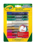 Kleje biurowe - Crayola klej brokatowy, 9 kolorów - miniaturka - grafika 1