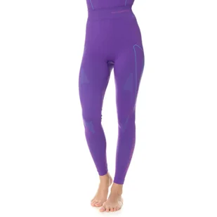 Damskie legginsy termoaktywne Brubeck Thermo LE11870a lawendowy - XL - Spodnie sportowe damskie - miniaturka - grafika 1