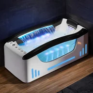Wanny z hydromasażem - Aquaholm Wanna z hydromasażem PREMIUM LINE A9002 170cm x 80cm x 59cm BLUETOOTH, PODGRZEWACZ WODY, WODOSPAD, USB, PILOT!  - miniaturka - grafika 1