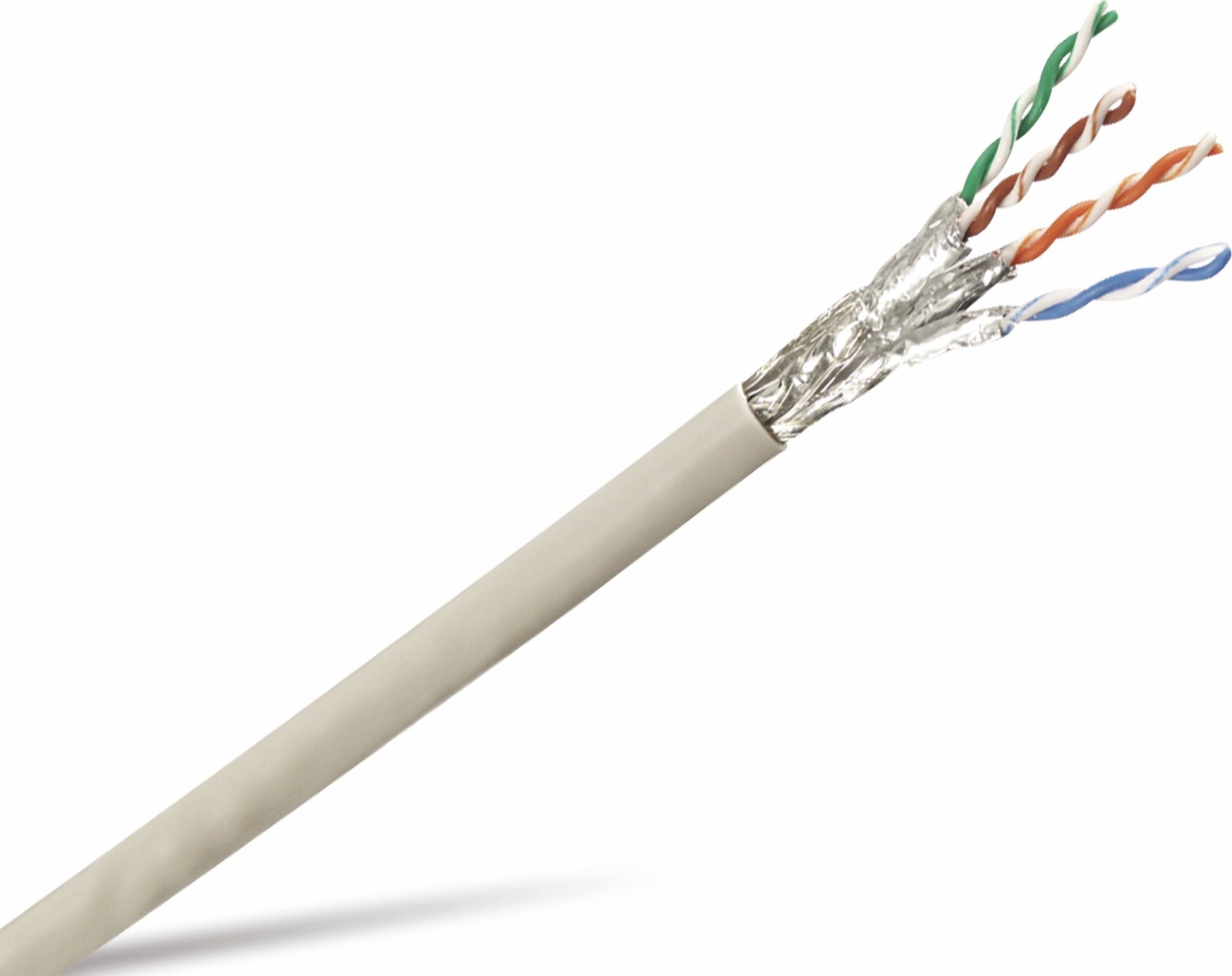 Kabel sieciowy S/CONN o maksymalnej łączności Kabel krosowy LAN, kat. 6, S/FTP, PIMF, bezhalogenowy, 25,0 m (75900-25H)