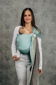 Chusty do noszenia dzieci - Chusta kółkowa LennyLamb - Mała Jodełka Baby Mint - 1.8 m. - miniaturka - grafika 1