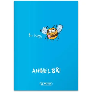Zeszyt A5 60k kratka 70g. JĘZYK ANGIELSKI 9500028 HERLITZ - Zeszyty szkolne - miniaturka - grafika 1