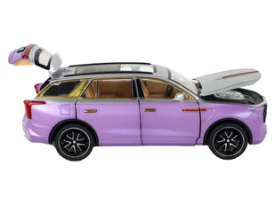 Auto RC 1:24 Samochód Pojazd E-9 Aluminiowy Zdalnie Sterowany Fioletowe - Zabawki zdalnie sterowane - miniaturka - grafika 7