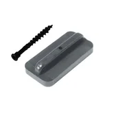 Inne mocowania - Klips mocujący + wkręt grafit - miniaturka - grafika 1