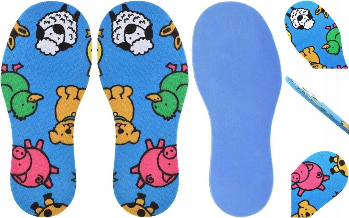 G11-50 Wkładki do butów DZIECIĘCYCH Amortyzujące Stopy Kroki Wyściółki 19 cm 28 29