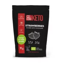Cocoa Truskawki liofilizowane w czekoladzie keto 70 g - Bakalie - miniaturka - grafika 1