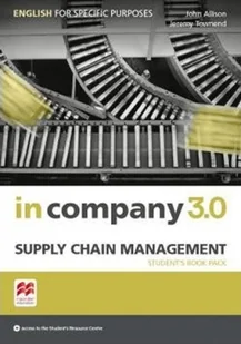 In Company 3.0 Supply Chain Management Student&#039;s Book Pack - mamy na stanie, wyślemy natychmiast - Książki do nauki języka angielskiego - miniaturka - grafika 1