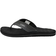 Klapki i japonki męskie - Reef Męskie klapki The Ripper, ciemnoszare, 6 UK, ciemnoszary, 39 EU - miniaturka - grafika 1