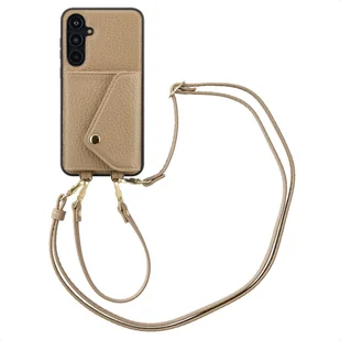 Etui na telefon Selencia Sera ze sznurkiem i kopertą na karty do Samsung Galaxy A55 - Taupe - Etui i futerały do telefonów Etui na telefon Selencia Sera ze sznurkiem i kopertą na karty do Samsung Galaxy A55 - Taupe - Etui i futerały do telefonów - miniaturka - grafika 1