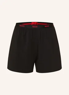 Hugo Szorty Od Piżamy schwarz - Spodenki damskie - miniaturka - grafika 1