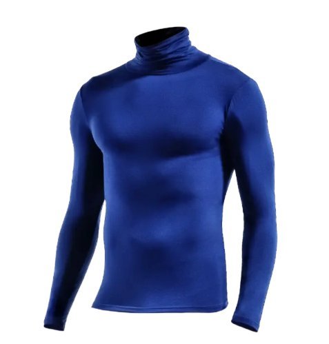 GOLF TERMOAKTYWNY antybakteryjny BIELIZNA niebieski. Modalne włókno celulozowe, Rozmiar XL