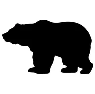 Akcesoria motoryzacyjne - Naklejka na auto GIEŁDA niedźwiedź 10 cm - miniaturka - grafika 1