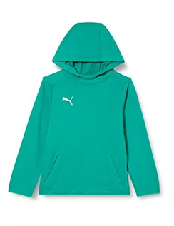 Bluzy męskie - Puma Męska bluza z kapturem Liga Casuals Hoody Jr zielony Pepper Green White 176 655636 - grafika 1