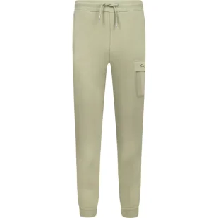 Calvin Klein Jeans Spodnie dresowe Regular Fit - Spodnie i spodenki dla chłopców - miniaturka - grafika 1
