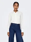 Bluzki damskie - ONLY Koszula w kolorze białym - miniaturka - grafika 1