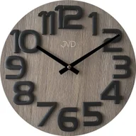 Zegary - JVD Zegar ścienny JVD HT134.1 drewniany 32 cm . - miniaturka - grafika 1