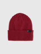 Czapki męskie - 4F Czapka zimowa Thinsulate męska - czerwona M - miniaturka - grafika 1