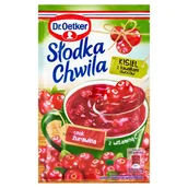 Batoniki - Dr. Oetker Dr Oetker SŁODKA CHWILA KISIEL ŻURAWINOWY Z OWOCAMI 32,5G DR OETKER zakupy dla domu i biura 14316640 - miniaturka - grafika 1