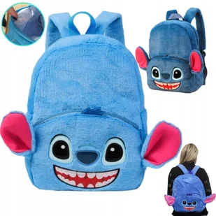 2 x Plecak Pluszowy Stich PLUSZ ŚLICZNY PLECACZEK TORBA DLA DZIECI NIEBIESK - Plecaki szkolne i tornistry 2 x Plecak Pluszowy Stich PLUSZ ŚLICZNY PLECACZEK TORBA DLA DZIECI NIEBIESK - Plecaki szkolne i tornistry - miniaturka - grafika 1