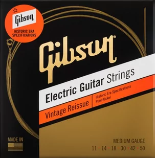 Struny do gitary elektrycznej Gibson SEG-HVR11 - Struny gitarowe  - miniaturka - grafika 1