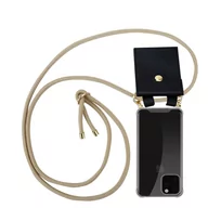 Etui i futerały do telefonów - Łańcuszek Pokrowiec Do Apple iPhone 11 PRO MAX w BŁYSZCZĄCY BRĄZ Etui Obudowa Case Cover Ochronny Cadorabo - miniaturka - grafika 1