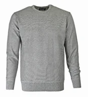 Swetry męskie - Sweter Męski Klasyczny Szary L Pako Jeans - miniaturka - grafika 1
