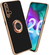 Etui i futerały do telefonów - Etui ochronne Cadorabo do Honor 20 / 20S / Huawei NOVA 5T w kolorze czarnym Etui ochronne na aparat magnetyczny - miniaturka - grafika 1
