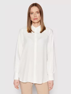 Koszule damskie - Vero Moda Koszula Tonia 10263982 Biały Oversize - grafika 1