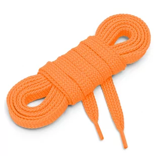 Sznurówki sznurowadła płaskie 7 mm pomarań 90 cm - Akcesoria obuwnicze - miniaturka - grafika 1