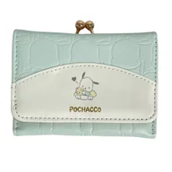 Portfele - Portfel Rozkładany Pochacco Miętowo Biały Pzegródki - miniaturka - grafika 1