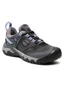 Buty trekkingowe damskie - Keen Trekkingi Ridge Flex Wp W 1024923 Czarny - miniaturka - grafika 1