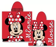 Okrycia kąpielowe dla dzieci - Ponczo Poncho Ręcznik MYSZKA MINNIE MOUSE dla dzieci 50x100 kaptur - miniaturka - grafika 1
