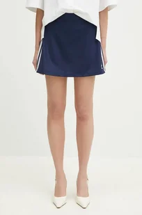 adidas Originals spódnica 3S Mini Skirt kolor granatowy mini rozkloszowana JD0283 - Spódnice - miniaturka - grafika 1