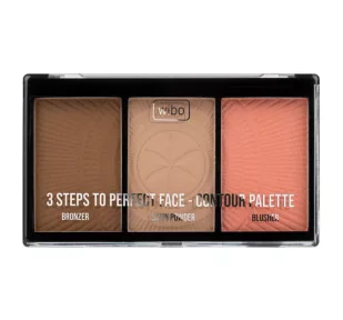 Wibo 3 Steps To Perfect Face Contouring Palette paleta do konturowania twarzy 10g - Bronzery i konturowanie twarzy - miniaturka - grafika 1