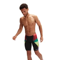 Kąpielówki męskie - Jammery kąpielowe męskie Speedo Placement Digital V-Cut - miniaturka - grafika 1