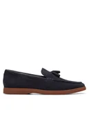 Mokasyny męskie - Clarks Mokasyny Torford Tassel 26180334 Granatowy - miniaturka - grafika 1