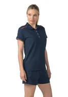 Koszulki i topy damskie - Erima Damska koszulka polo CMPT Pique´ (2112544), New Navy/Orange, 42 - miniaturka - grafika 1