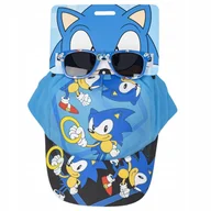 Czapki damskie - Zestaw Dla Dziecka Okulary Przeciwsłoneczne + Czapka Z Daszkiem Sonic Ring - miniaturka - grafika 1