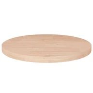 Meble modułowe i akcesoria - Okrągły blat do stolika, Ø30x2,5 cm, surowe drewno dębowe! Lumarko! - miniaturka - grafika 1