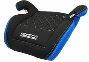 Foteliki samochodowe - Sparco SPRO 100KBL PIK 15-36kg czarno-niebieski - miniaturka - grafika 1