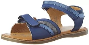 KICKERS Dziewczęce sandały Divizza, granatowe metaliczne, 19 EU - Buty dla dziewczynek - miniaturka - grafika 1