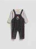 Komplety dla niemowląt - Reserved - Dzianinowy komplet - czarny - miniaturka - grafika 1