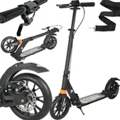 Hulajnogi - HULAJNOGA MIEJSKA STREET WYCZYNOWA SKŁADANA TRICK DWA AMORTYZATORY HAMULCE RĘCZNY I NOŻNY - miniaturka - grafika 1